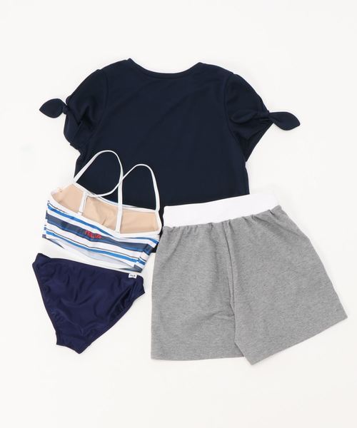 FILA（フィラ）の「【FILA/フィラ】レディーススウィムウェア / 水着4点セット ビキニ フィットネス アウトドア マリンスポーツ（水着・レディース・ホワイト/ブラック/ネイビー・SMALL/MEDIUM/LARGE）」の4枚目の写真
