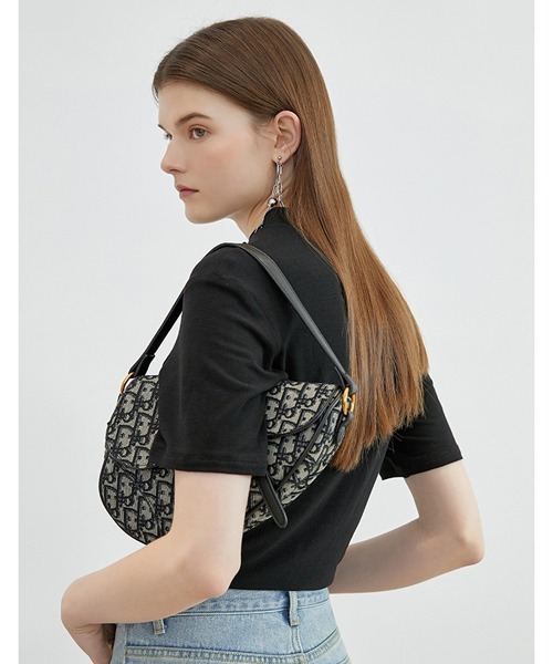 Fano Studios（ファノ ストゥディオズ）の「ハーフスリーブ モックネックT FA19S052【Fano Studios】（Tシャツ/カットソー・レディース・ホワイト/ブラック・S/M/L）」の13枚目の写真