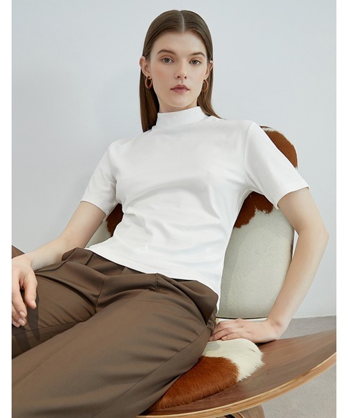 tシャツ ハーフスリーブ モックネックT FA19S052「Fano Studios」 レディース メンズ tシャツ ハーフスリーブ モックネックT FA19S052「Fano Studios