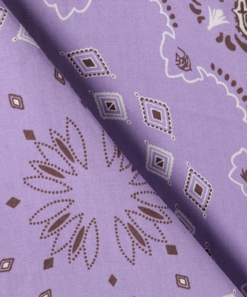 BAYFLOW（ベイフロー）の「[KIDS]ペイズリーアロハシャツ（シャツ/ブラウス・キッズ・オフホワイト/パープル/イエロー・XX-LARGE/LARGE/X-LARGE/MEDIUM）」の14枚目の写真