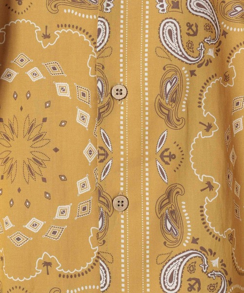 BAYFLOW（ベイフロー）の「[KIDS]ペイズリーアロハシャツ（シャツ/ブラウス・キッズ・オフホワイト/パープル/イエロー・XX-LARGE/LARGE/X-LARGE/MEDIUM）」の10枚目の写真