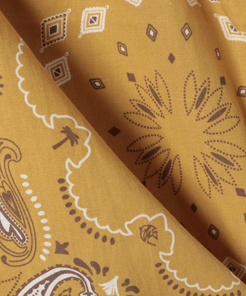 BAYFLOW（ベイフロー）の「[KIDS]ペイズリーアロハシャツ（シャツ/ブラウス・キッズ・オフホワイト/パープル/イエロー・XX-LARGE/LARGE/X-LARGE/MEDIUM）」の12枚目の写真