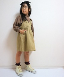 MAKE YOUR DAY | ストレッチツイルジャンパースカート■80～140cm(ジャンパースカート)