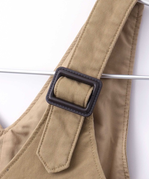 MAKE YOUR DAY（メイクユアデイ）の「ストレッチツイルジャンパースカート■80～140cm（ジャンパースカート・キッズ・ベージュ/レッド・90/100/110/120/80/130/140）」の15枚目の写真