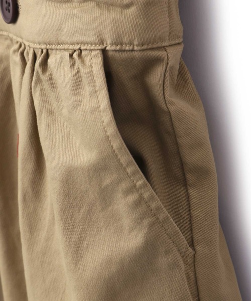 MAKE YOUR DAY（メイクユアデイ）の「ストレッチツイルジャンパースカート■80～140cm（ジャンパースカート・キッズ・ベージュ/レッド・90/100/110/120/80/130/140）」の18枚目の写真
