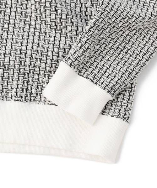 MEN'S BIGI（メンズビギ）の「バンブーパターン プルオーバーカットソー（Tシャツ/カットソー・メンズ・ブラック/ホワイト・01/02/03/04）」の15枚目の写真