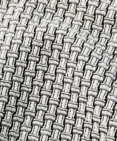 MEN'S BIGI（メンズビギ）の「バンブーパターン プルオーバーカットソー（Tシャツ/カットソー・メンズ・ブラック/ホワイト・01/02/03/04）」の16枚目の写真