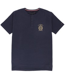 TOMMY HILFIGER メンズ HENLEY SS TEE CREST ヘンリーTシャツ 5330-1786