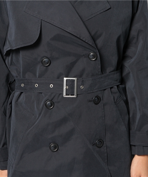 mystic（ミスティック）の「配色トレンチコート（トレンチコート・レディース・キャメル/ベージュ/ネイビー・ﾌﾘ-）」の14枚目の写真