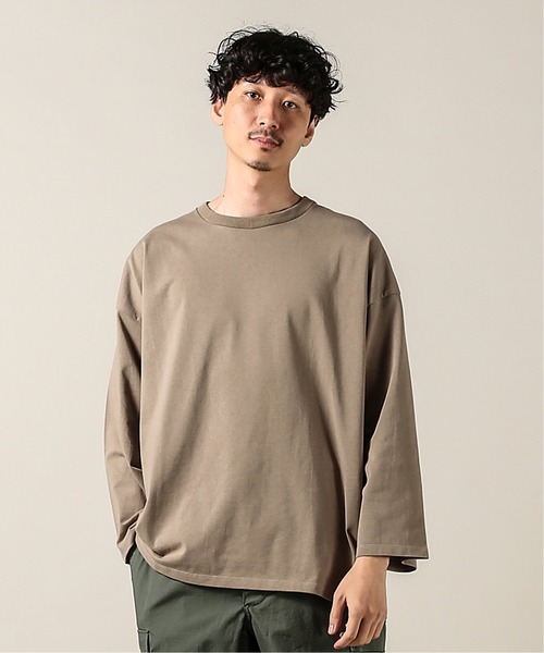 JOURNAL STANDARD J.S HOMESTEAD(ジャーナルスタンダードホームステッド)の「WIDE LAYER 2(Tシャツ/カットソー・メンズ・ブラック/ホワイト/ベージュ/パープル・SMALL/MEDIUM/LARGE)」の3枚目の写真