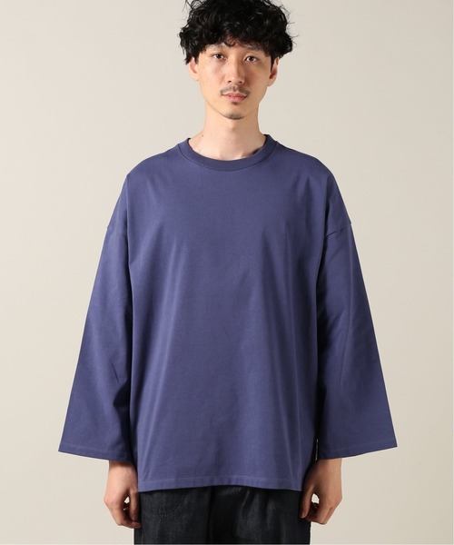 JOURNAL STANDARD J.S HOMESTEAD(ジャーナルスタンダードホームステッド)の「WIDE LAYER 2(Tシャツ/カットソー・メンズ・ブラック/ホワイト/ベージュ/パープル・SMALL/MEDIUM/LARGE)」の17枚目の写真