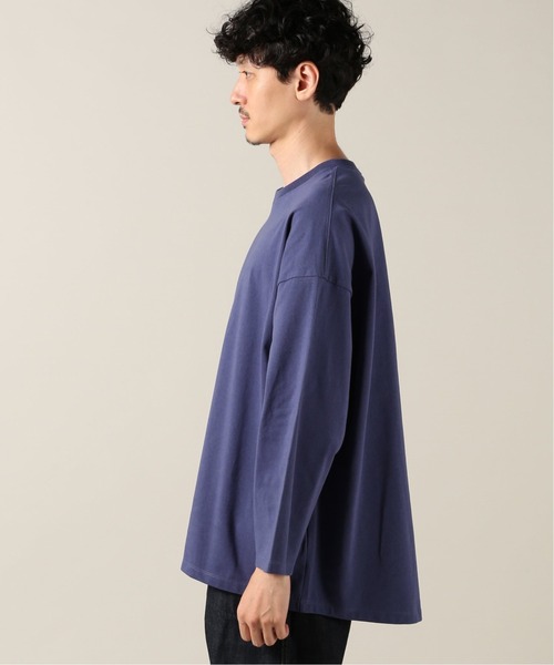 JOURNAL STANDARD J.S HOMESTEAD(ジャーナルスタンダードホームステッド)の「WIDE LAYER 2(Tシャツ/カットソー・メンズ・ブラック/ホワイト/ベージュ/パープル・SMALL/MEDIUM/LARGE)」の8枚目の写真