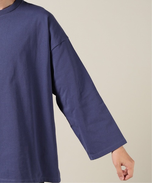 JOURNAL STANDARD J.S HOMESTEAD(ジャーナルスタンダードホームステッド)の「WIDE LAYER 2(Tシャツ/カットソー・メンズ・ブラック/ホワイト/ベージュ/パープル・SMALL/MEDIUM/LARGE)」の6枚目の写真