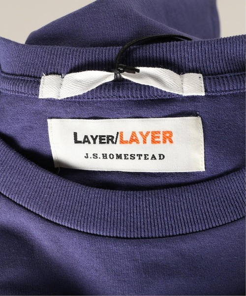 JOURNAL STANDARD J.S HOMESTEAD(ジャーナルスタンダードホームステッド)の「WIDE LAYER 2(Tシャツ/カットソー・メンズ・ブラック/ホワイト/ベージュ/パープル・SMALL/MEDIUM/LARGE)」の18枚目の写真