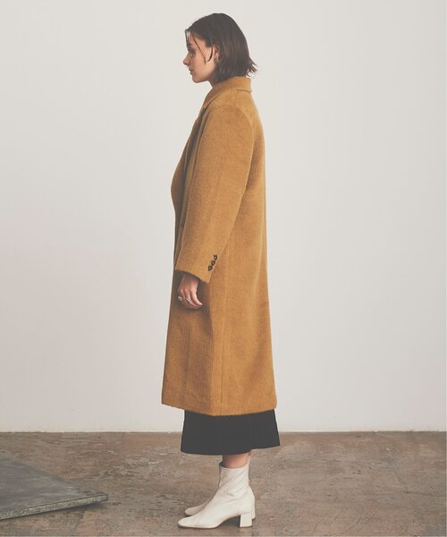 RAY CASSIN（レイカズン）の「Shaggy Chester Coat（チェスターコート・レディース・マスタード/ラベンダー・FREE）」の9枚目の写真