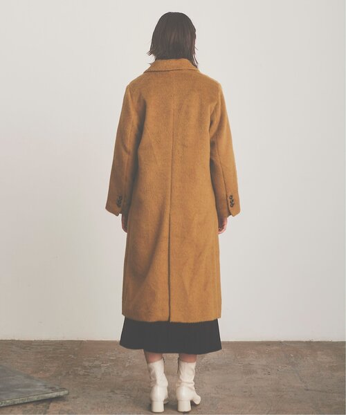 RAY CASSIN（レイカズン）の「Shaggy Chester Coat（チェスターコート・レディース・マスタード/ラベンダー・FREE）」の10枚目の写真
