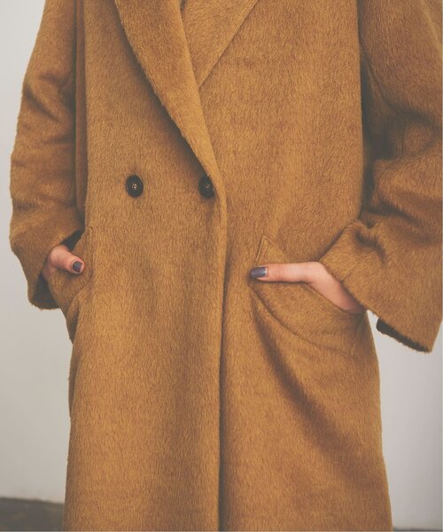 RAY CASSIN（レイカズン）の「Shaggy Chester Coat（チェスターコート・レディース・マスタード/ラベンダー・FREE）」の11枚目の写真