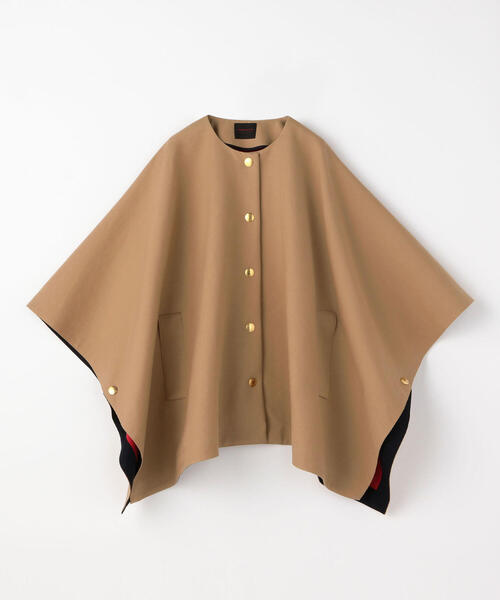 TOMORROWLAND コットンビコロール マントコート TOMORROWLAND （トゥモローランド）の「コットンビコロール マント