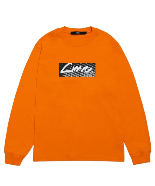 LMCの「【LMC】D-NOISE LONG SLV TEE / ノイズ ホイール ロゴ ロングスリーブ Tシャツ(Tシャツ/カットソー・メンズ・ホワイト/ブラック/オレンジ・SMALL/MEDIUM/LARGE)」の3枚目の写真