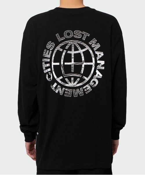 LMCの「【LMC】D-NOISE LONG SLV TEE / ノイズ ホイール ロゴ ロングスリーブ Tシャツ(Tシャツ/カットソー・メンズ・ホワイト/ブラック/オレンジ・SMALL/MEDIUM/LARGE)」の13枚目の写真