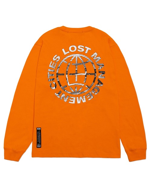 LMCの「【LMC】D-NOISE LONG SLV TEE / ノイズ ホイール ロゴ ロングスリーブ Tシャツ(Tシャツ/カットソー・メンズ・ホワイト/ブラック/オレンジ・SMALL/MEDIUM/LARGE)」の14枚目の写真