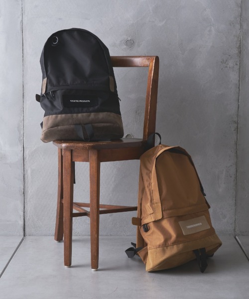 PUAL CE CIN（ピュアルセシン）の「THEATRE PRODUCTS ロゴリュック（バックパック/リュック・レディース・ブラック/ベージュ・ONE SIZE）」の3枚目の写真