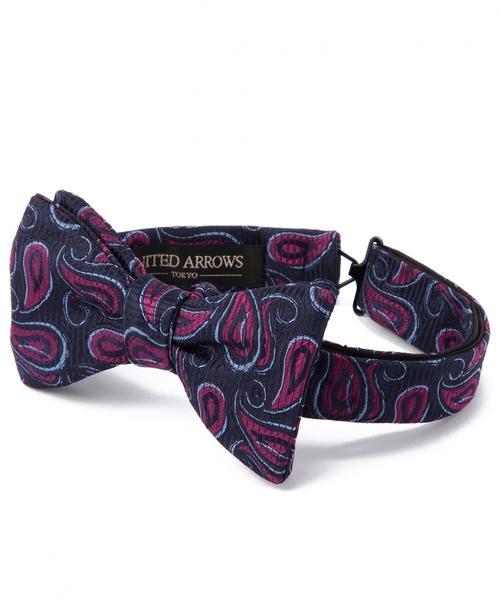 UNITED ARROWS（ユナイテッドアローズ）の「UA paisley BOW（蝶ネクタイ・メンズ・ライトピンク/イエロー/ネイビー・フリー）」の2枚目の写真
