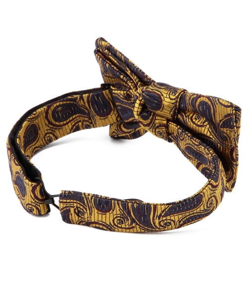 UNITED ARROWS（ユナイテッドアローズ）の「UA paisley BOW（蝶ネクタイ・メンズ・ライトピンク/イエロー/ネイビー・フリー）」の4枚目の写真