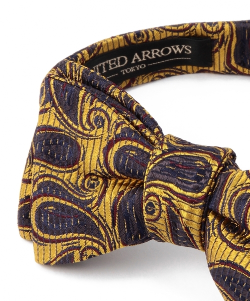 UNITED ARROWS（ユナイテッドアローズ）の「UA paisley BOW（蝶ネクタイ・メンズ・ライトピンク/イエロー/ネイビー・フリー）」の5枚目の写真