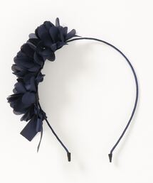 フラワーモチーフ付きカチューシャ