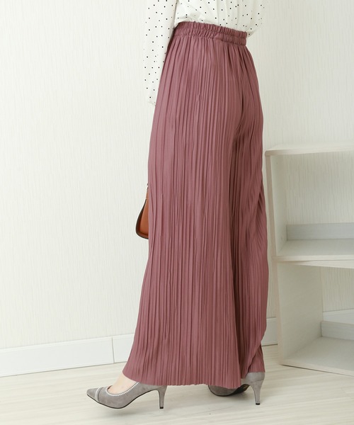 CHARM BERRY TIC(チャームベリーチック)の「ランダムプリーツパンツ(その他パンツ・レディース・ラベンダー/スモークピンク/モカ/チャコールグレー/ブラック・M)」の5枚目の写真