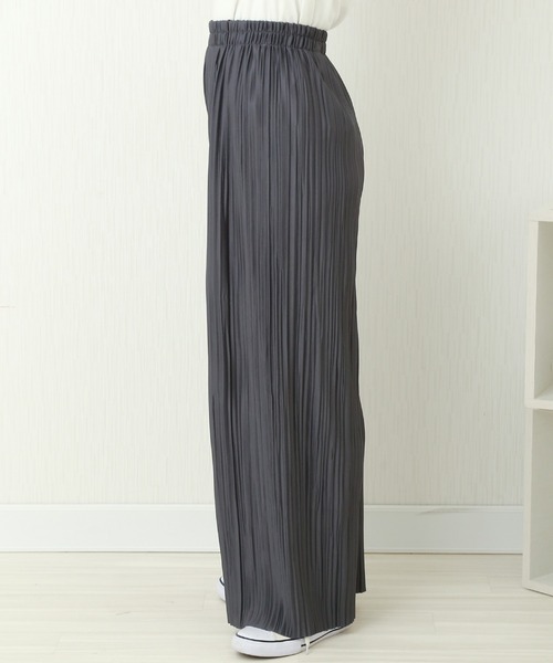 CHARM BERRY TIC(チャームベリーチック)の「ランダムプリーツパンツ(その他パンツ・レディース・ラベンダー/スモークピンク/モカ/チャコールグレー/ブラック・M)」の16枚目の写真