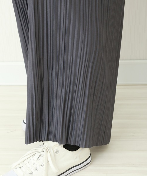 CHARM BERRY TIC(チャームベリーチック)の「ランダムプリーツパンツ(その他パンツ・レディース・ラベンダー/スモークピンク/モカ/チャコールグレー/ブラック・M)」の19枚目の写真