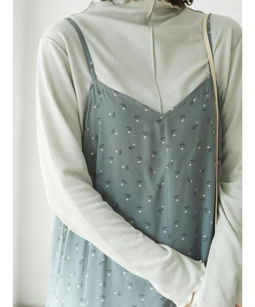 Sugar spoon（シュガースプーン）の「・SUGAR SPOON バラptキャミワンピース＊（ワンピース・レディース・ライトグレー/ブラック/ブルー/グリーン・FREE）」の8枚目の写真