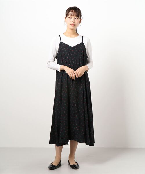 Sugar spoon（シュガースプーン）の「・SUGAR SPOON バラptキャミワンピース＊（ワンピース・レディース・ライトグレー/ブラック/ブルー/グリーン・FREE）」の17枚目の写真