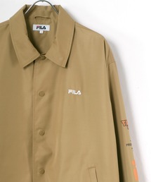 FILA/フィラ バックプリント 袖プリント コーチジャケット/ナイロンジャケット