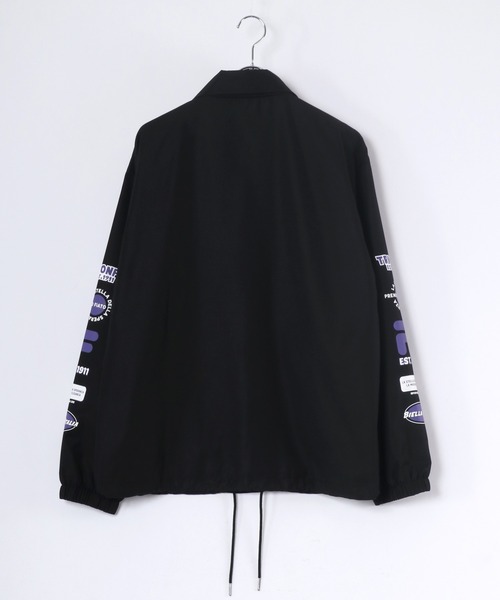 FILA（フィラ）の「FILA/フィラ バックプリント 袖プリント コーチジャケット/ナイロンジャケット（ナイロンジャケット・メンズ・ブラック/ベージュ/ブラック系その他/ブラック系その他2/ブラック系その他3/ブラック系その他4・LL/M/L）」の8枚目の写真