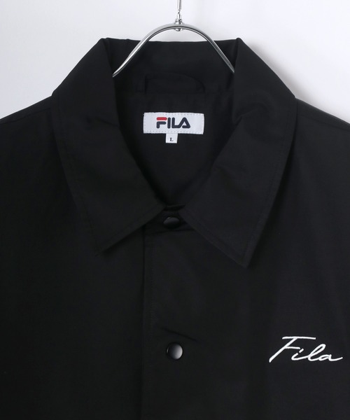 FILA（フィラ）の「FILA/フィラ バックプリント 袖プリント コーチジャケット/ナイロンジャケット（ナイロンジャケット・メンズ・ブラック/ベージュ/ブラック系その他/ブラック系その他2/ブラック系その他3/ブラック系その他4・LL/M/L）」の9枚目の写真