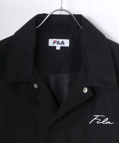 FILA（フィラ）の「FILA/フィラ バックプリント 袖プリント コーチジャケット/ナイロンジャケット（ナイロンジャケット・メンズ・ブラック/ベージュ/ブラック系その他/ブラック系その他2/ブラック系その他3/ブラック系その他4・LL/M/L）」の10枚目の写真