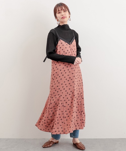 natural couture(ナチュラルクチュール)の「くしゅくしゅシアータートルインナーセット(Tシャツ/カットソー・レディース・アイボリー/ブラック/ライトグレー/ピンク・FREE)」の10枚目の写真