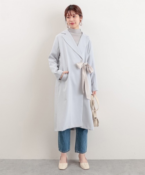 natural couture(ナチュラルクチュール)の「くしゅくしゅシアータートルインナーセット(Tシャツ/カットソー・レディース・アイボリー/ブラック/ライトグレー/ピンク・FREE)」の13枚目の写真