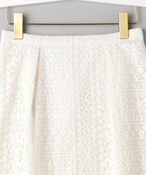 BEAUTY&YOUTH UNITED ARROWS(ビューティーアンドユースユナイテッドアローズ)の「BY レースIラインスカート(スカート・レディース・オフホワイト/ブラック・MEDIUM/SMALL/LARGE)」の17枚目の写真