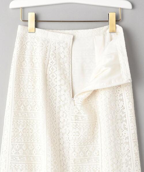 BEAUTY&YOUTH UNITED ARROWS(ビューティーアンドユースユナイテッドアローズ)の「BY レースIラインスカート(スカート・レディース・オフホワイト/ブラック・MEDIUM/SMALL/LARGE)」の19枚目の写真