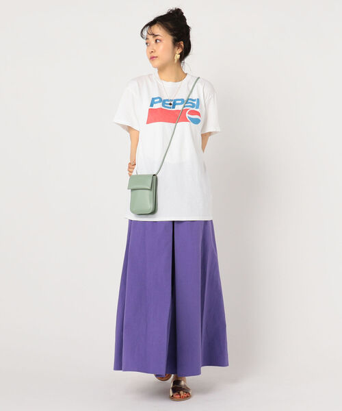 NOLLEY’S（ノーリーズ）の「ペプシT（Tシャツ/カットソー・レディース・オフホワイト/ライトグレー・FREE）」の8枚目の写真