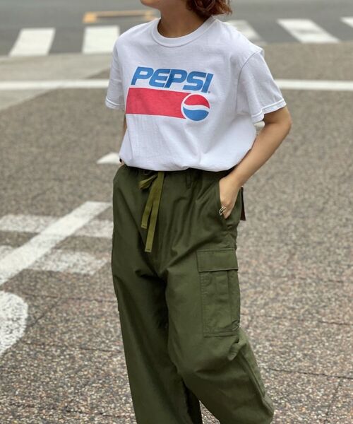 NOLLEY’S（ノーリーズ）の「ペプシT（Tシャツ/カットソー・レディース・オフホワイト/ライトグレー・FREE）」の9枚目の写真