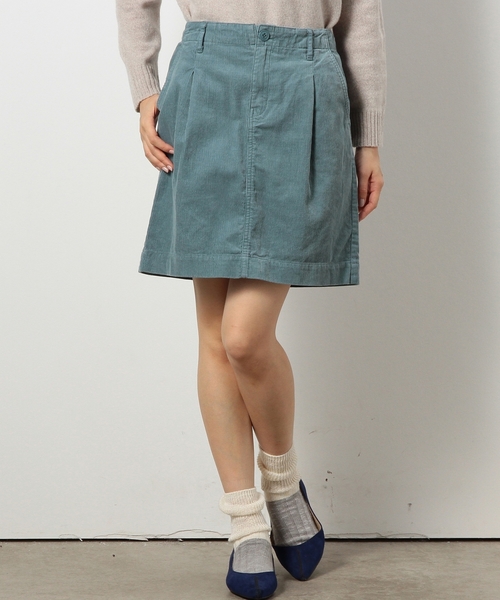 coen（コーエン）の「コーデュロイタイトミニスカート（スカート・レディース・ブラウン/ターコイズブルー/ブラック/ベージュ・LARGE/MEDIUM）」の4枚目の写真