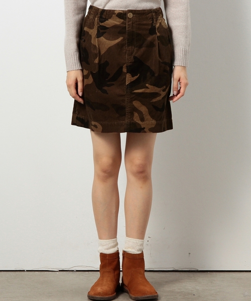 coen（コーエン）の「コーデュロイタイトミニスカート（スカート・レディース・ブラウン/ターコイズブルー/ブラック/ベージュ・LARGE/MEDIUM）」の6枚目の写真