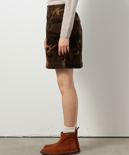 coen（コーエン）の「コーデュロイタイトミニスカート（スカート・レディース・ブラウン/ターコイズブルー/ブラック/ベージュ・LARGE/MEDIUM）」の17枚目の写真