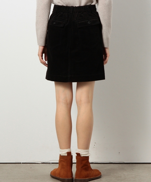 coen（コーエン）の「コーデュロイタイトミニスカート（スカート・レディース・ブラウン/ターコイズブルー/ブラック/ベージュ・LARGE/MEDIUM）」の15枚目の写真