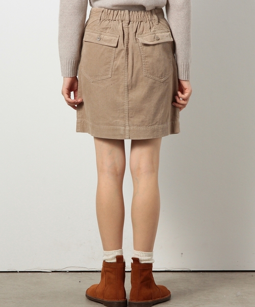 coen（コーエン）の「コーデュロイタイトミニスカート（スカート・レディース・ブラウン/ターコイズブルー/ブラック/ベージュ・LARGE/MEDIUM）」の11枚目の写真